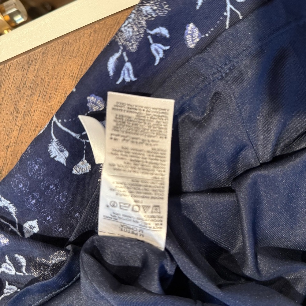 Old Navy, NWT Blue Floral Midi Dress, Size MP - Picture 7 of 10